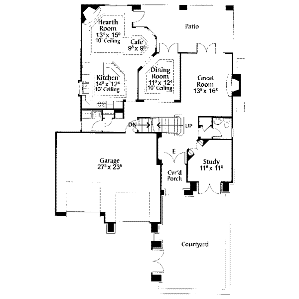 main floor house blueprint