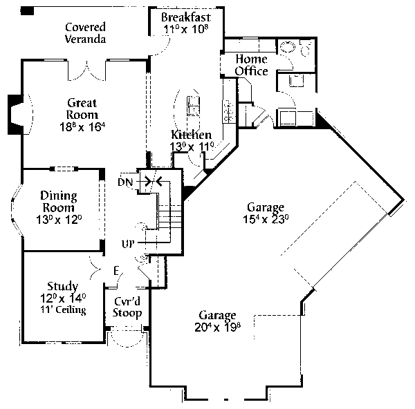 main floor house blueprint