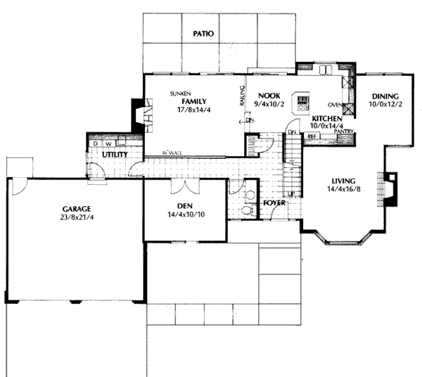 main floor house blueprint