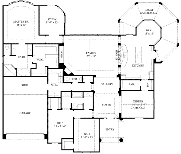 main floor house blueprint