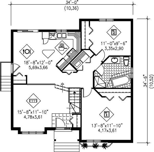 main floor house blueprint