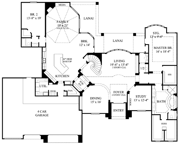 main floor house blueprint