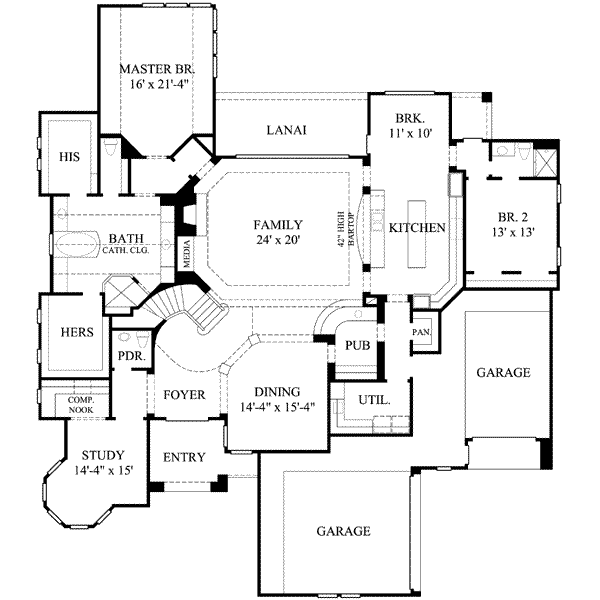 main floor house blueprint