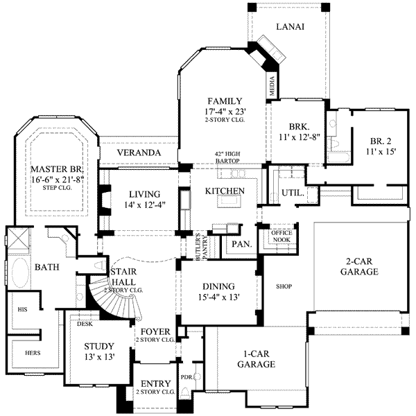 main floor house blueprint