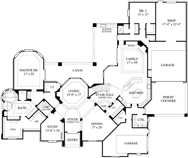 main floor house blueprint