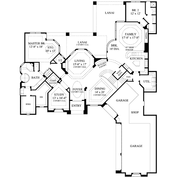 main floor house blueprint