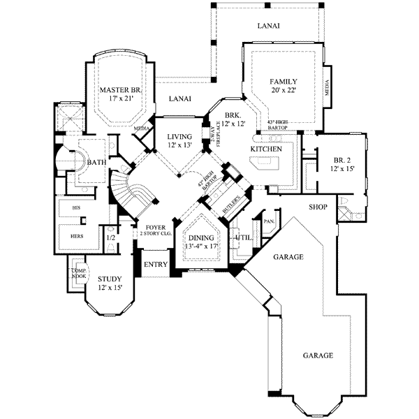main floor house blueprint