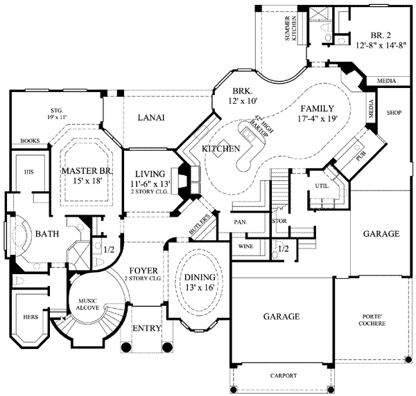 main floor house blueprint