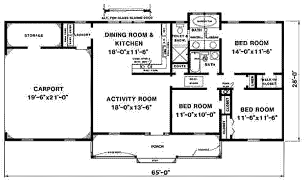 main floor house blueprint