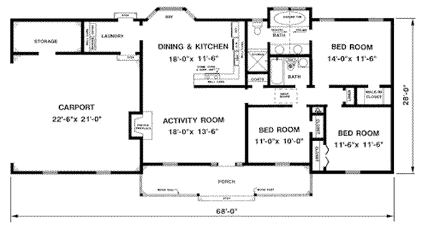 main floor house blueprint