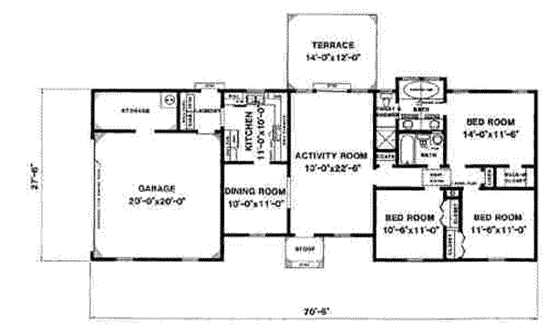 main floor house blueprint