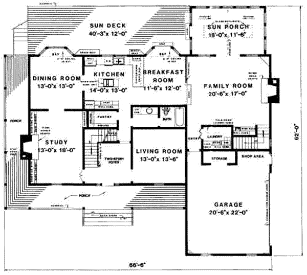 main floor house blueprint