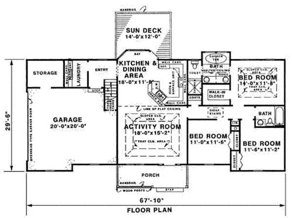 main floor house blueprint