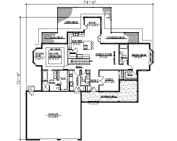 main floor house blueprint