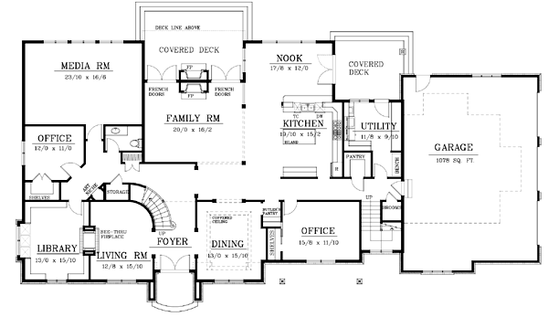 main floor house blueprint
