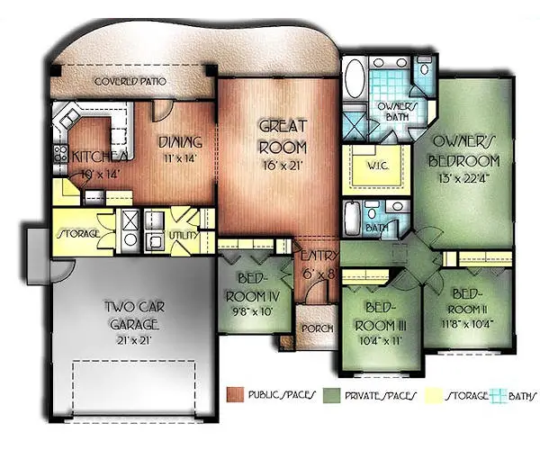 main floor house blueprint