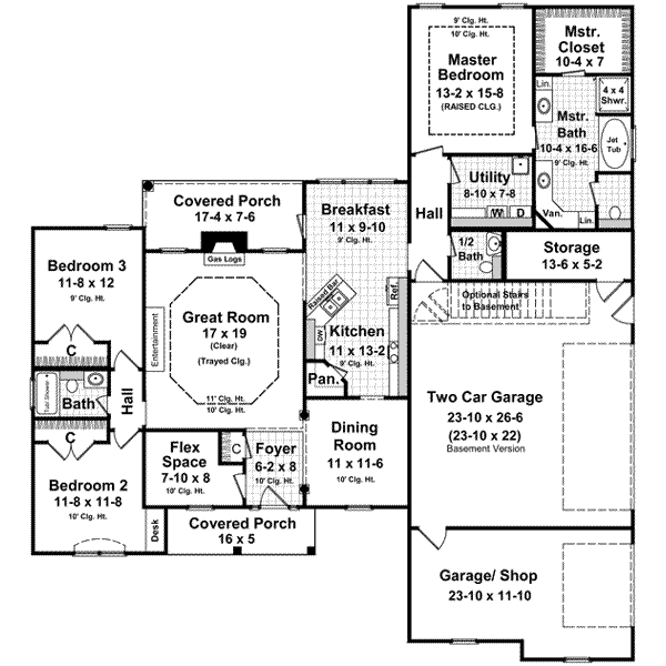 main floor house blueprint