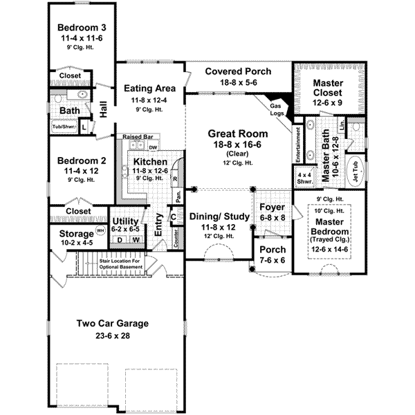 main floor house blueprint