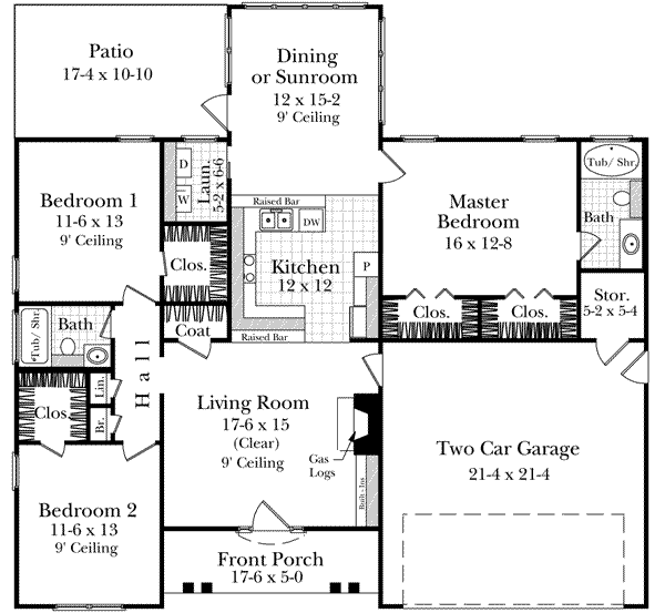 main floor house blueprint