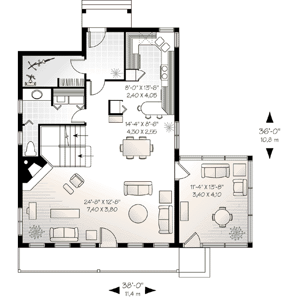 main floor house blueprint