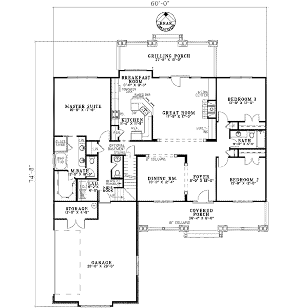 main floor house blueprint