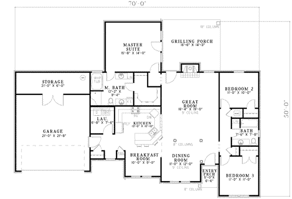 main floor house blueprint
