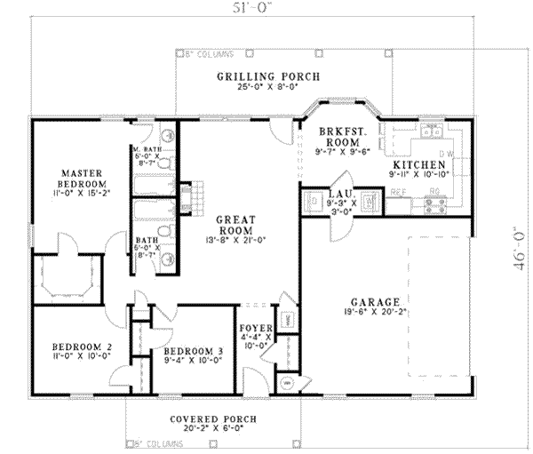 main floor house blueprint