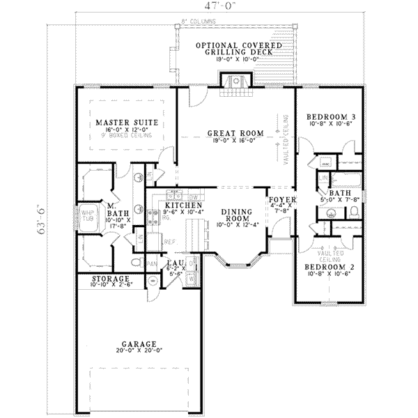 main floor house blueprint
