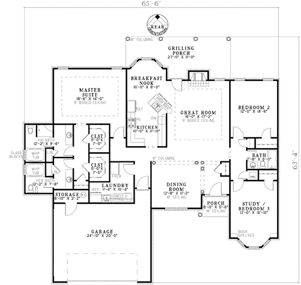 main floor house blueprint