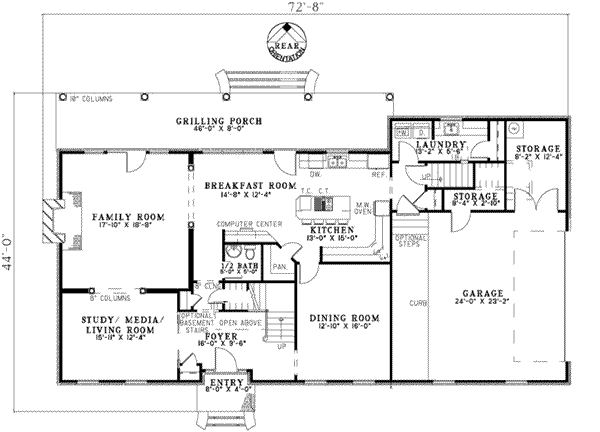 main floor house blueprint