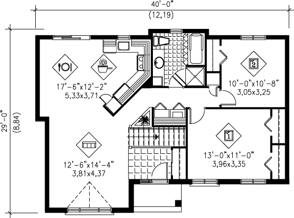 main floor house blueprint