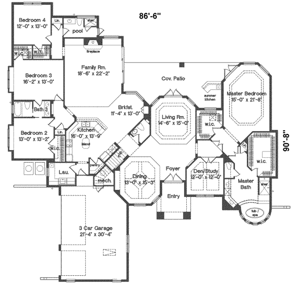 main floor house blueprint