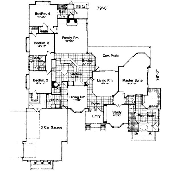 main floor house blueprint