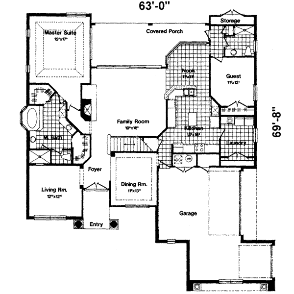 main floor house blueprint