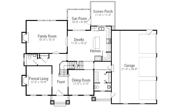 main floor house blueprint