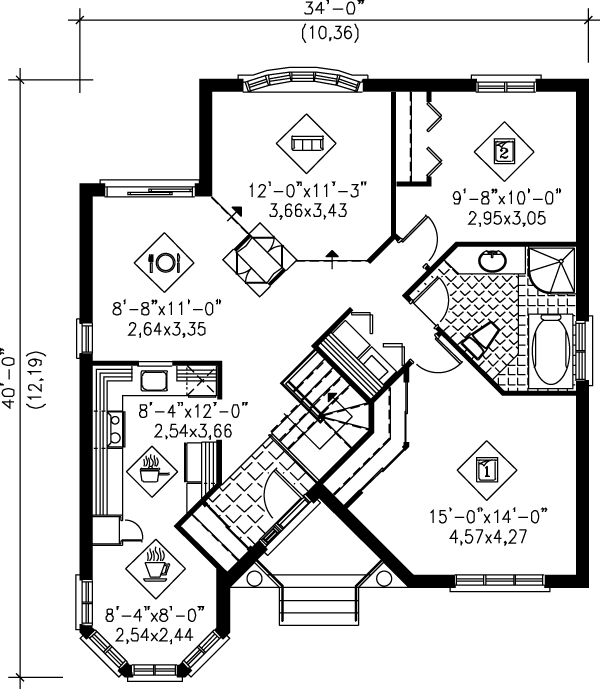 main floor house blueprint