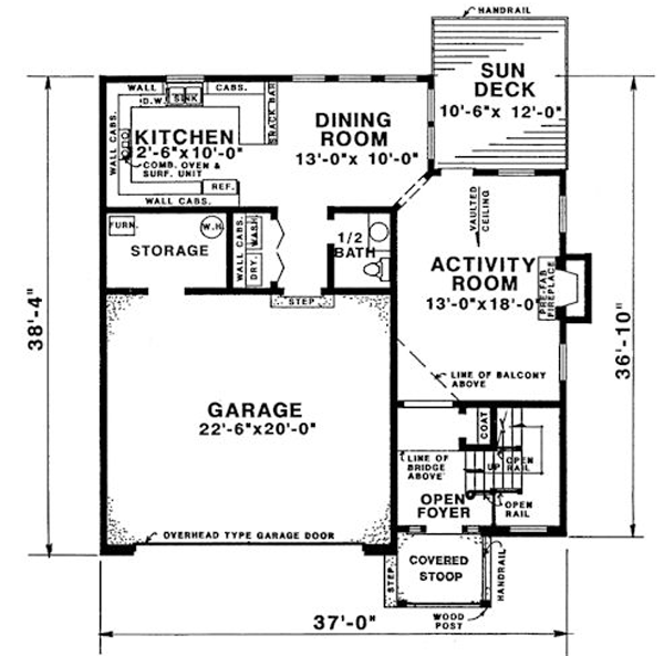 main floor house blueprint