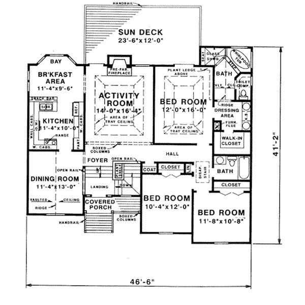 main floor house blueprint