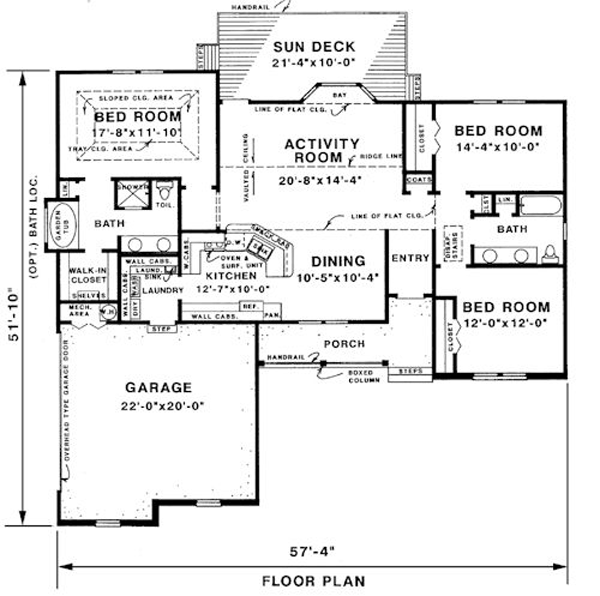 main floor house blueprint