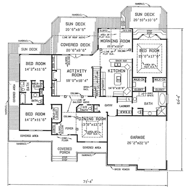 main floor house blueprint