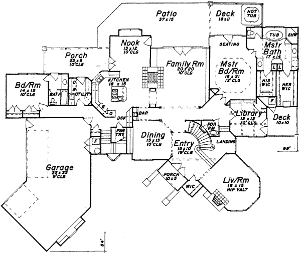main floor house blueprint