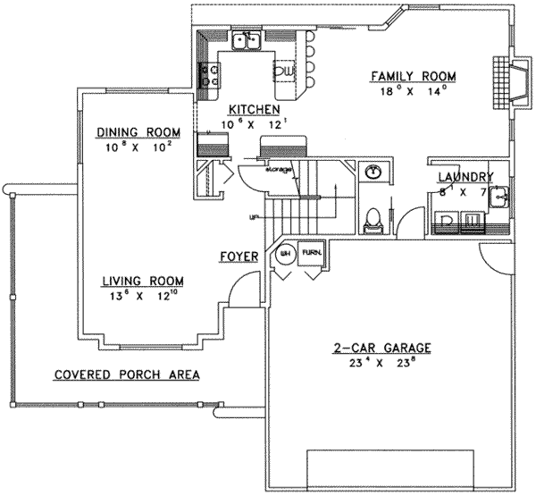 main floor house blueprint