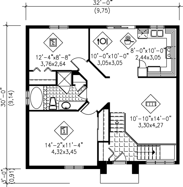 main floor house blueprint
