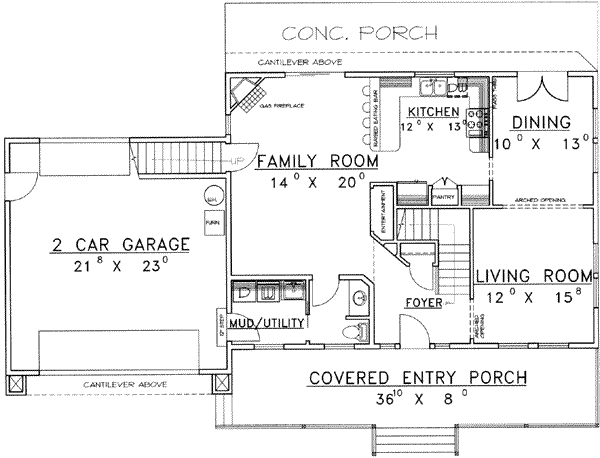 main floor house blueprint