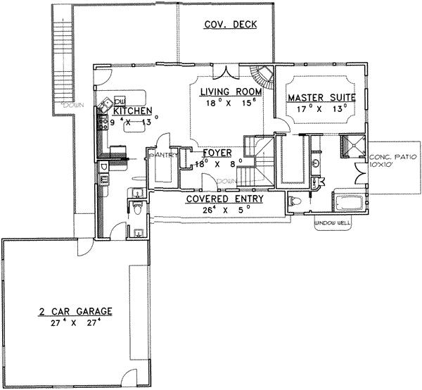 main floor house blueprint