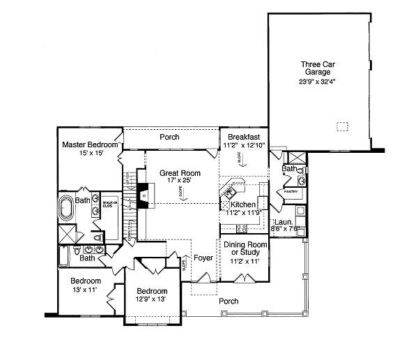main floor house blueprint