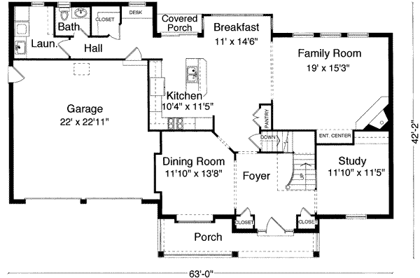 main floor house blueprint