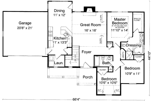 main floor house blueprint