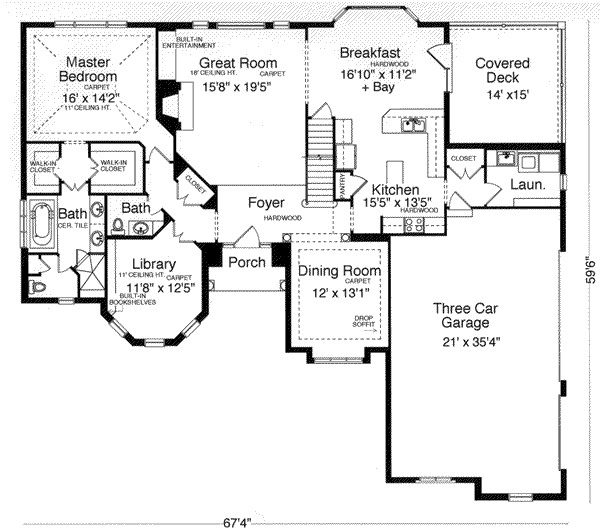 main floor house blueprint