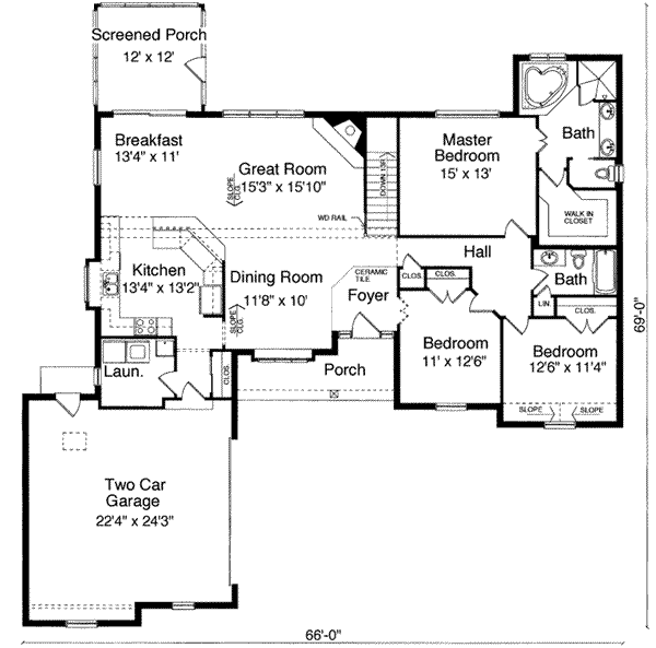main floor house blueprint